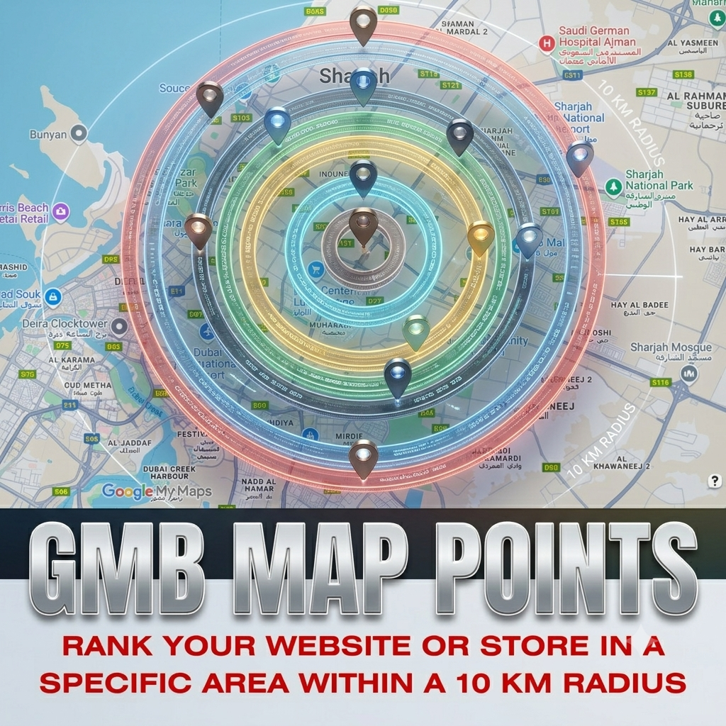 3600 Google Map Point SEO Backlinks + 200 Web 2.0 Backlinks