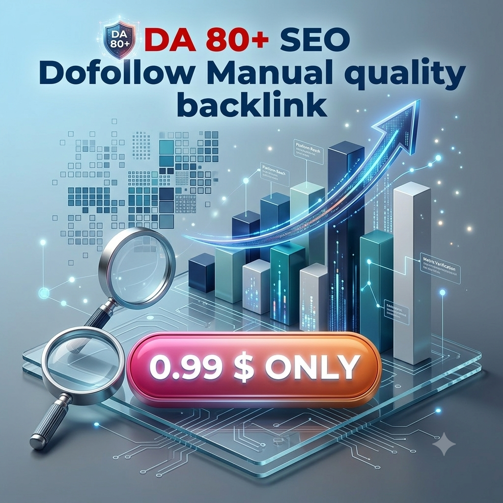 DA 80+ SEO Backlink | Dofollow Backlink Link building | Manual quality backlink